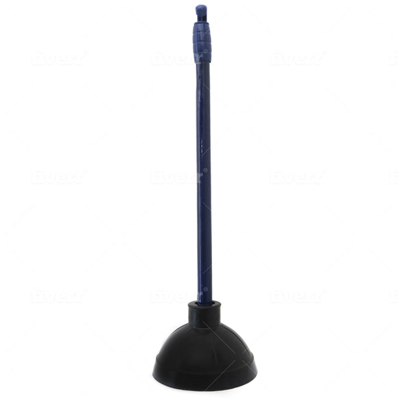 Heavy-Duty Toilet Plunger for Clogs in Toilet Bowls and Sinks in Homes, Commercial and Industrial Buildings
